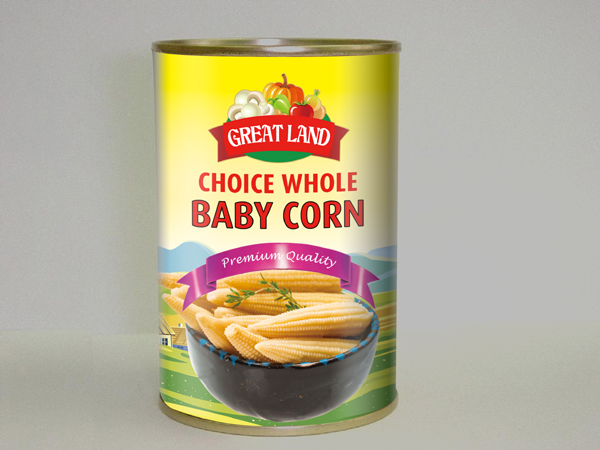 Canned Baby Corn in small size