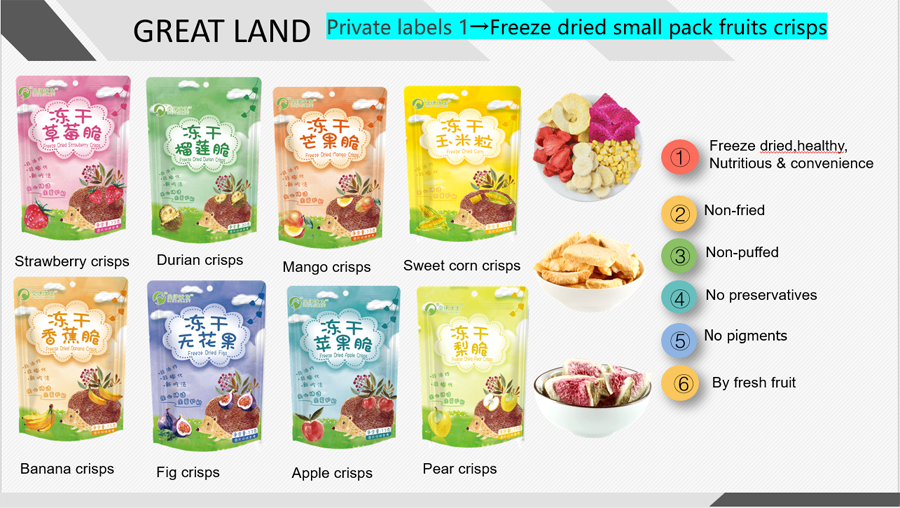 Freeze Dried fruit crisps