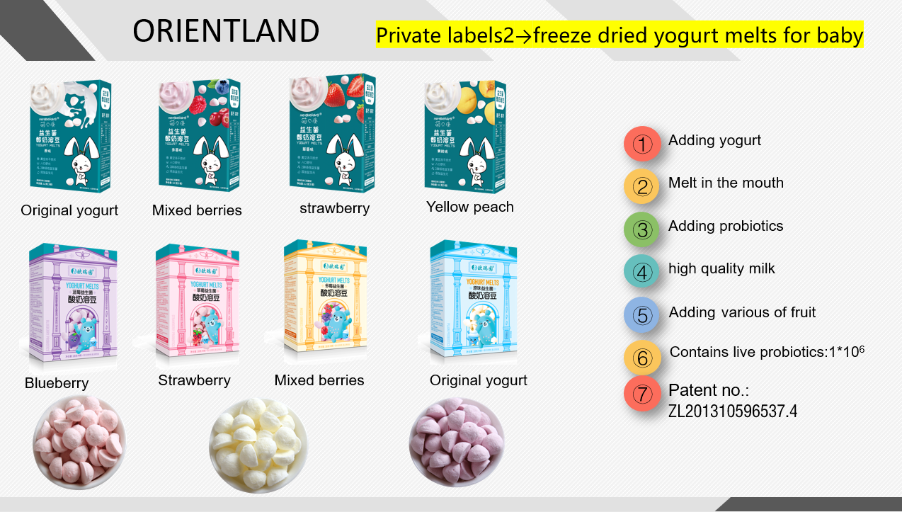 Freeze Dreid Yogurt Melt for baby